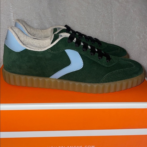 NWT VOILE BLANCE Ines Sneakers in Fir Green - Picture 10 of 15